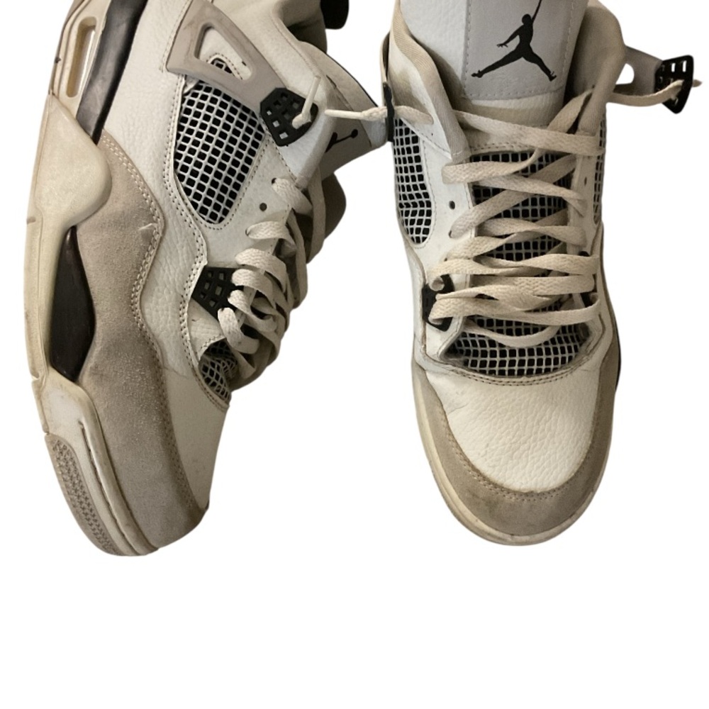 Jordan 4 Retro Military Black and White